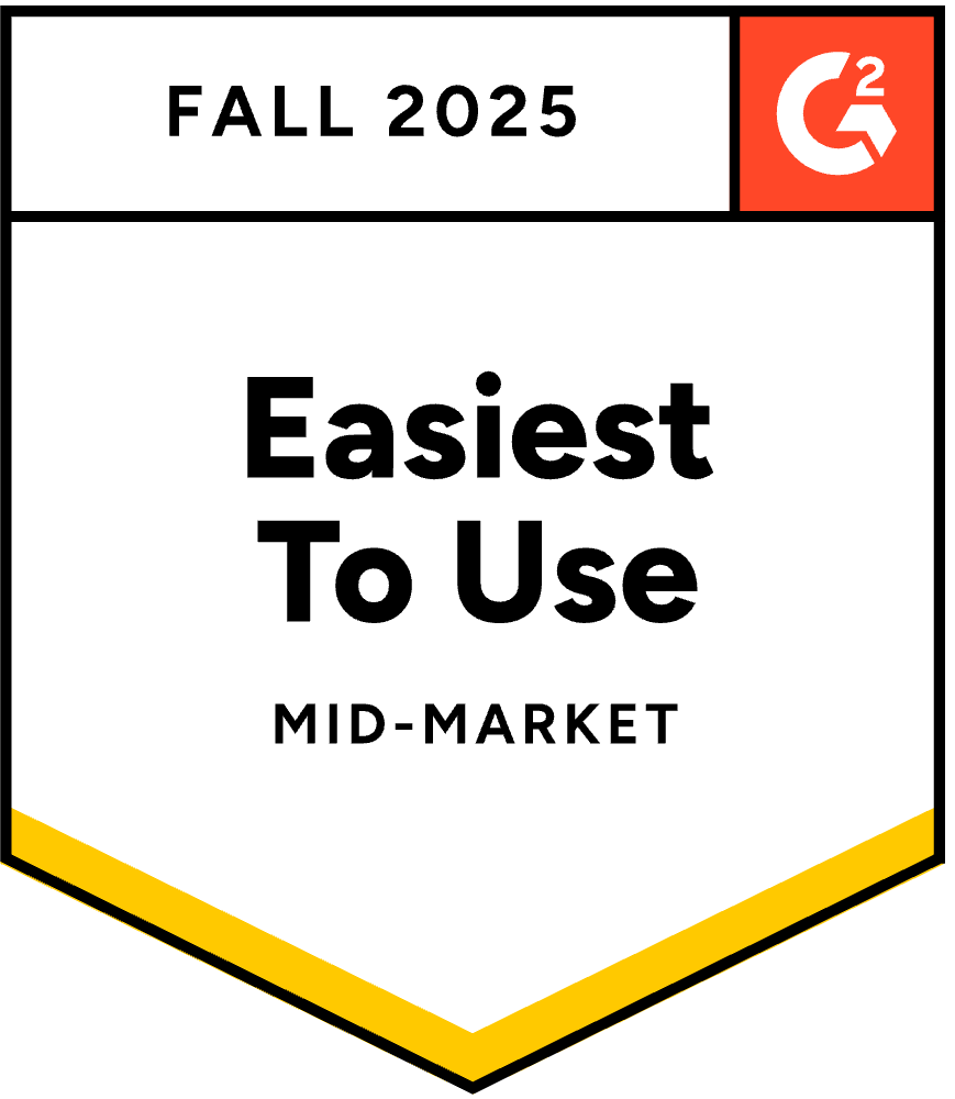 Easiest to Use Mid-Market - Fall 2025