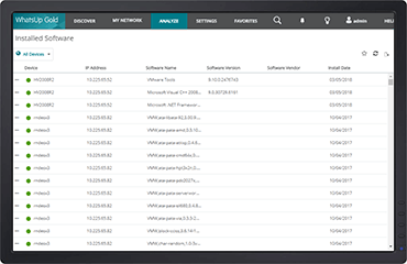 WhatsUp Gold 5 automated inventory